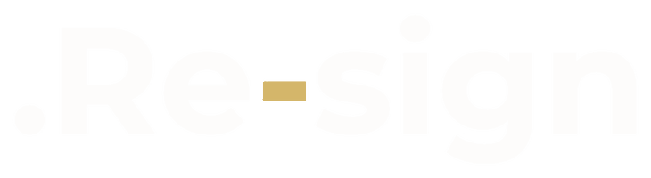 .Re-sign